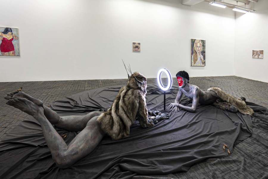 Exhibition view of Bourses de la Ville de Genève 2022 at Centre d’Art Contemporain Genève (02.09‒02.10.2022).  © Centre d’Art Contemporain Genève. Photo : Julien Girard