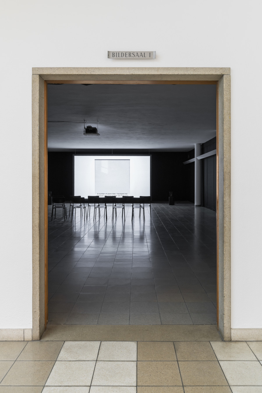 Silvia Kolbowski, Missing Asher, 2019. Silvia Kolbowski, Who will save us?, exhibition view, Kunsthaus Glarus, 2022. Courtesy the artist. Photo: Gunnar Meier