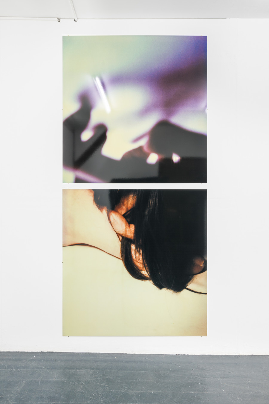 Hannah Villiger, Sculptural, 1996, C-print of a polaroid, mounted on aluminum, each 125 x 123 cm. Exhibition copy THE ESTATE OF HANNAH VILLIGER. Photo: Kilian Bannwart