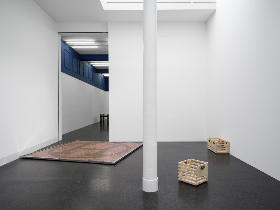 Installation view, Dozie Kanu, Galerie Francesca Pia, Zurich, 2022. Photo: Cedric Mussano