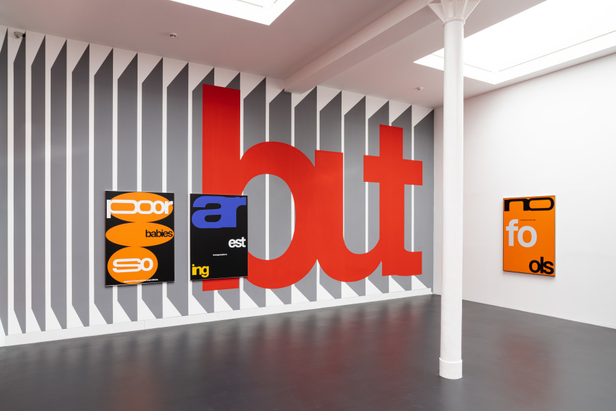 Nora Turato, Poor babies so scared of themselves and others, 2020 Exhibition view, Galerie Gregor Staiger, Zurich