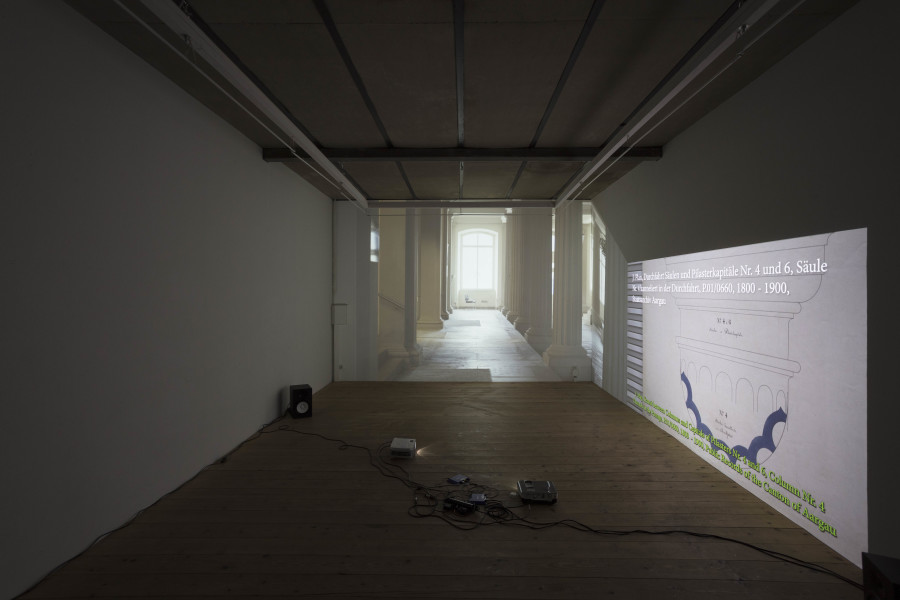 Exhibition view, Lea Schaffner –  Aus dem Kopf /From the Head (By Heart), sic! Elephanthouse, 2022. Photo credit: Andri Stadler