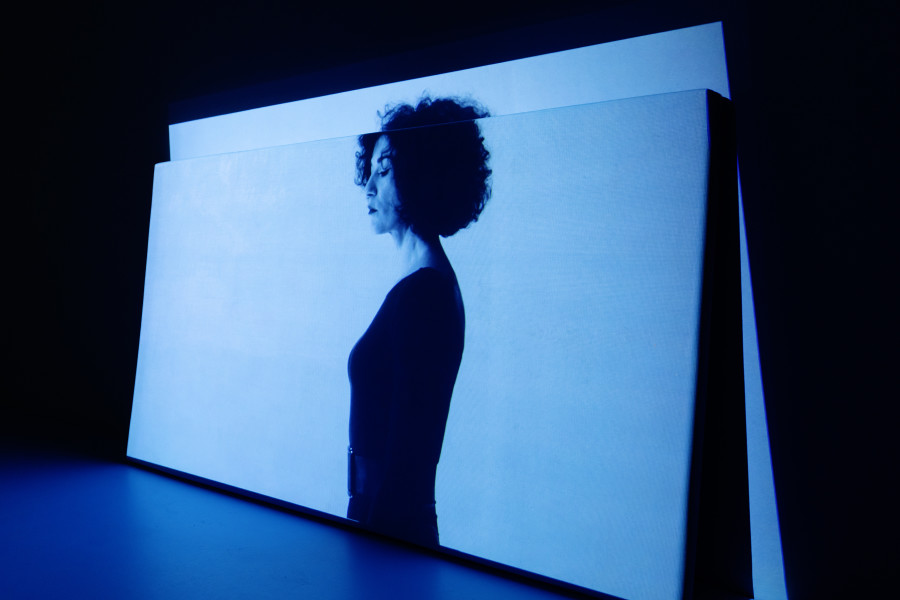 Alexandra Bachzetsis. 2020: Obscene. Installation view Kunsthaus Zürich, 2022. © Alexandra Bachzetsis, photo: Franca Candrian, Kunsthaus Zürich