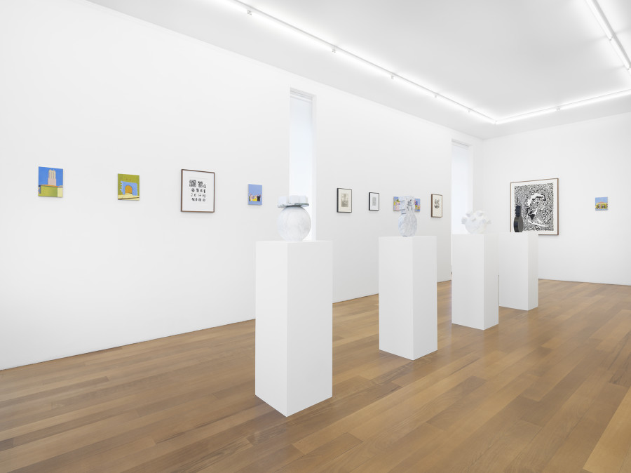 Exhibition view, Derrière la mémoire, xippas, 2022. Photo credit: Julien Gremaud