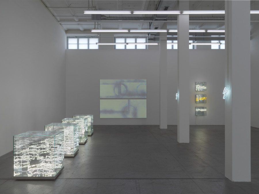 Brigitte Kowanz, Exhibition view Museum Haus Konstruktiv, 2020. Photo: Stefan Altenburger. © 2020, ProLitteris, Zurich; Studio Brigitte Kowanz