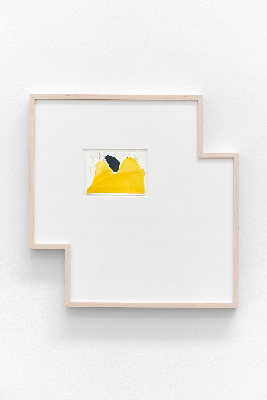 Charlotte Herzig, Sans titre, 2020. Watercolor on paper 38,7 x 37,6 cm (Ref. HER09094).