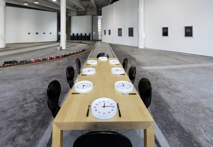 On On Kawara, Installation view Lokremise St.Galien, Photo: Stefan Rohner