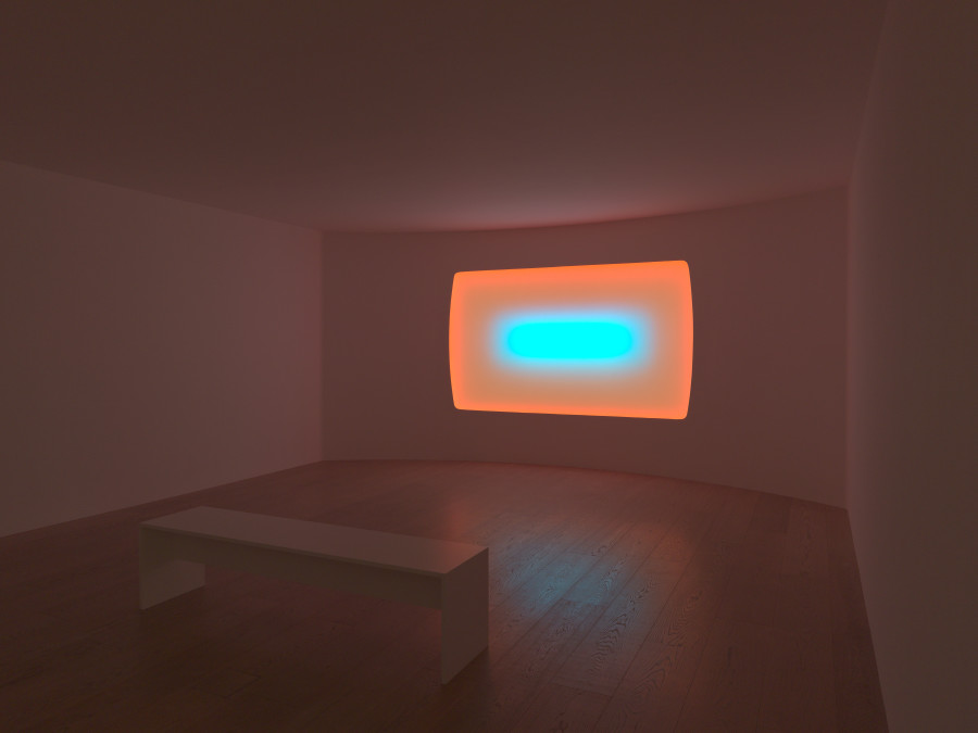 Installation view, James Turrell, Elemental, Pace Gallery, 2022. Photo: Annik Wetter