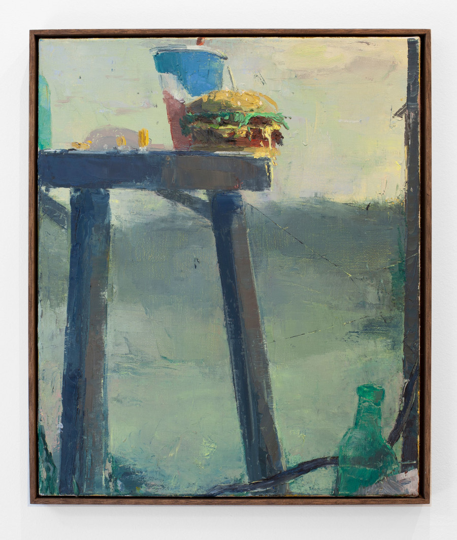 Fritz Bornstück – Brenner, 2018, oil on canvas, 60 x 50 cm, Courtesy of the artist and Herrmann Germann Conspirators, 2022