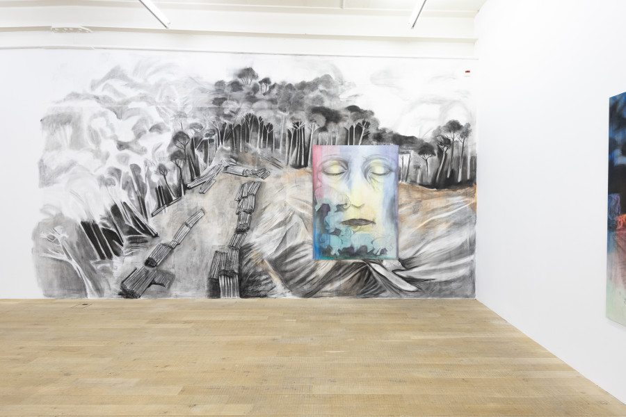 Exhibition views: Marc Bauer, „The Default Brain“, Galerie Peter Kilchmann, Zurich, Switzerland, Sept. 1 - Oct. 14, 2022, Courtesy the artists and Galerie Peter Kilchmann, Zurich Photo: Sebastian Schaub