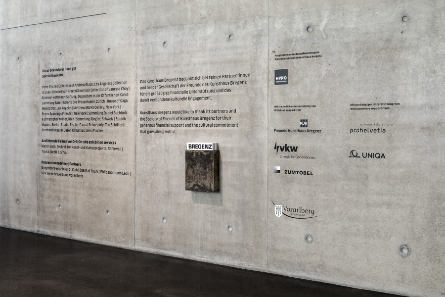 Peter Fischli Installation view, ground floor, Kunsthaus Bregenz, 2020 Photo: Markus Tretter Courtesy of the artist © Peter Fischli, Kunsthaus Bregenz