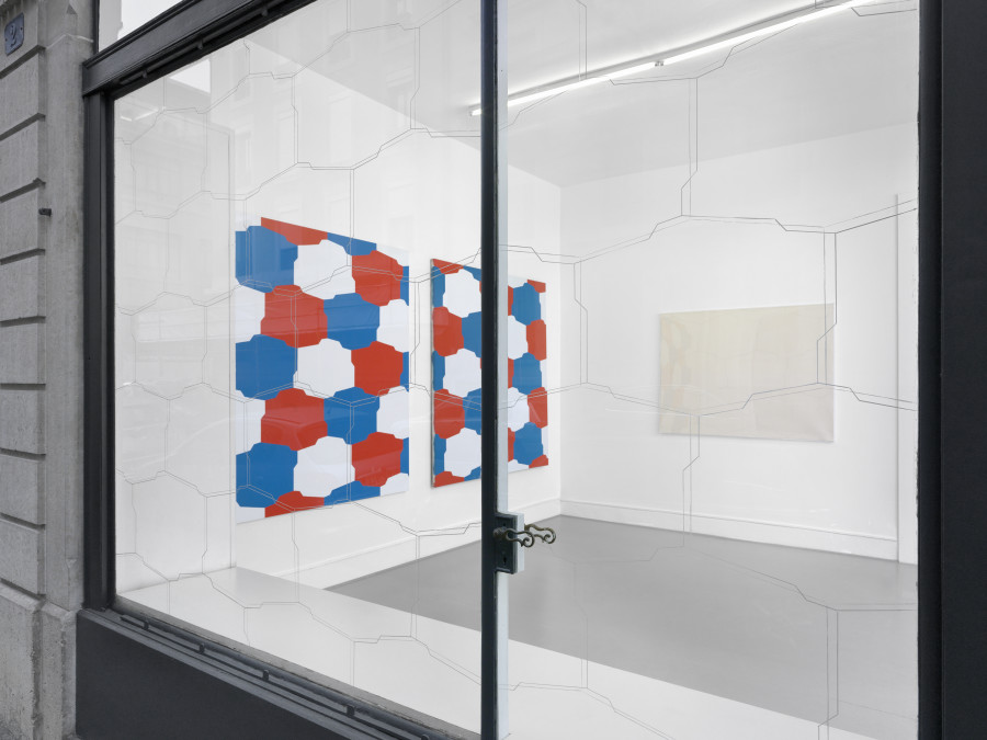 Exhibition view, François Ristori, traces-formes, Galerie Joy de Rouvre, 2020-2021.