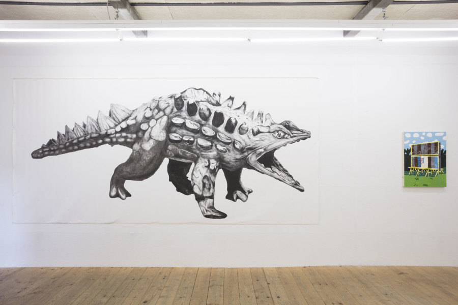 Exhibition view, Lukas Hirschhofer – Natural Habitat, sic! Elephanthouse, 2022. Photo credit: Andri Sta