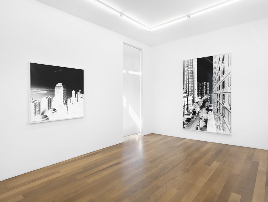 Exhibition view, Vera Lutter, xippas, 2022. Photo credit: Julien Gremaud