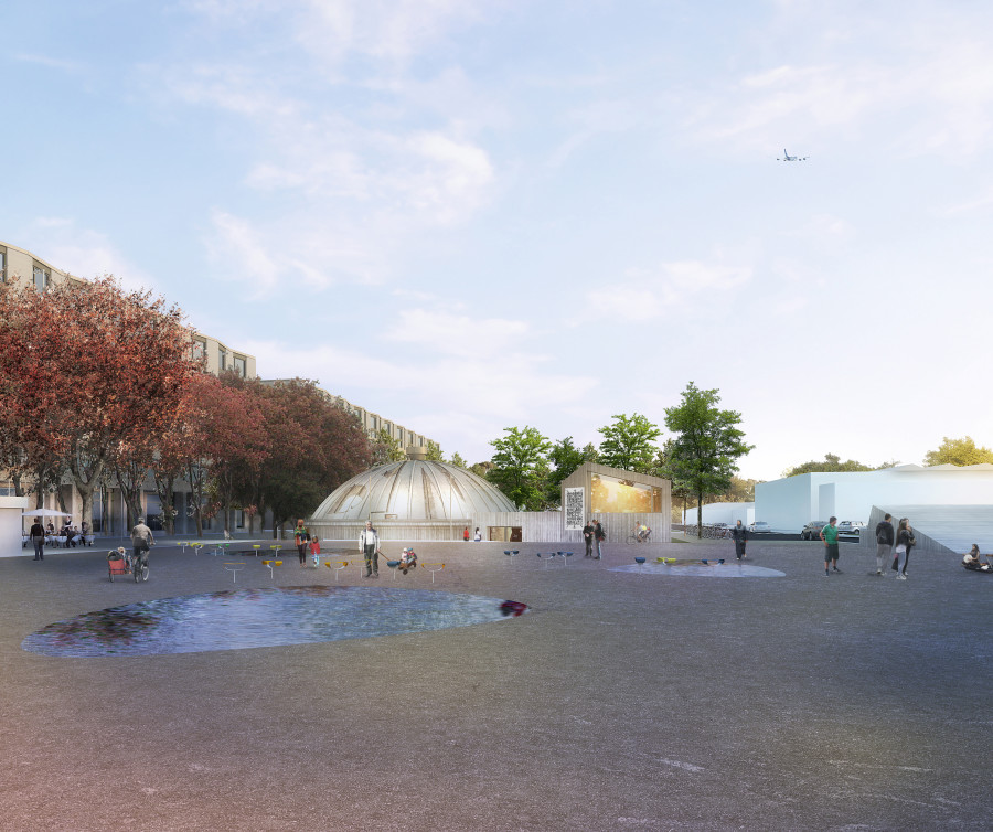 RITZWIRTH, Visualisierung Bauprojekt AJZ Biel / visualisation projet de construction CAJ Bienne, 2012