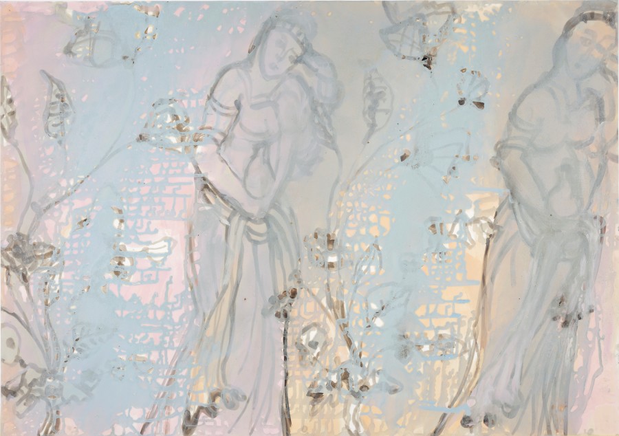 Lisa Hoever, Ohne Titel / Untitled, 2019, Öl auf Papier / oil on paper, 72 x 102 cm, Besitz der Künstlerin / collection of the artist © Lisa Hoever