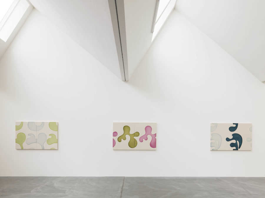 Installation View, Landon Metz: EUPHORIA at von Bartha, Basel, 6 March – 8 May 2021. Image courtesy the artist and von Bartha. Photo: Simon Schwyzer.