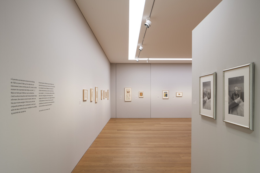 Exhibition view, Aloïse Corbaz, Mad on paper, MCBA 2021-2022.