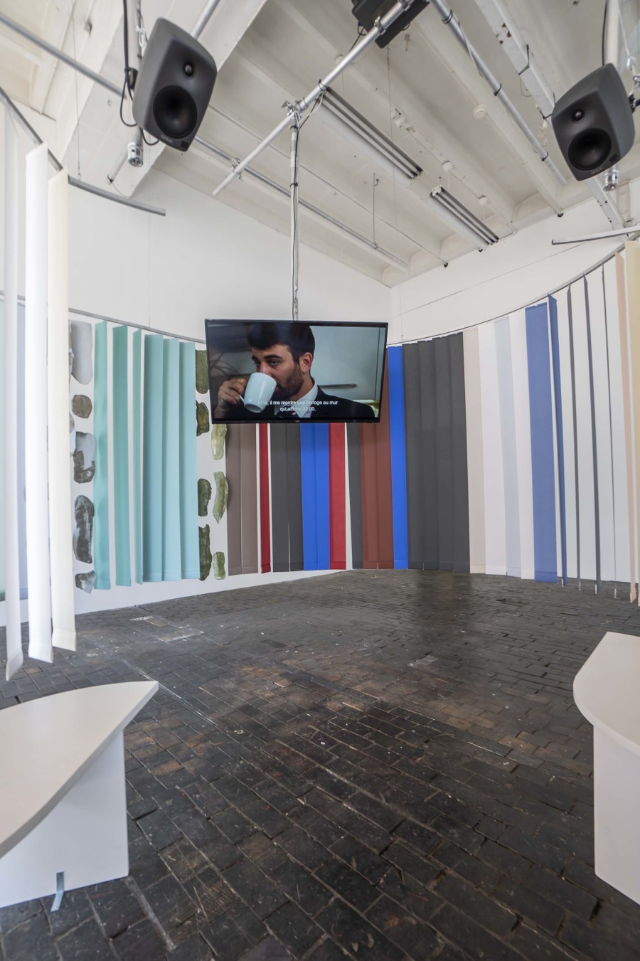 Exhibition view of Bourses de la Ville de Genève 2022 at Centre d’Art Contemporain Genève (02.09‒02.10.2022).  © Centre d’Art Contemporain Genève. Photo : Julien Girard