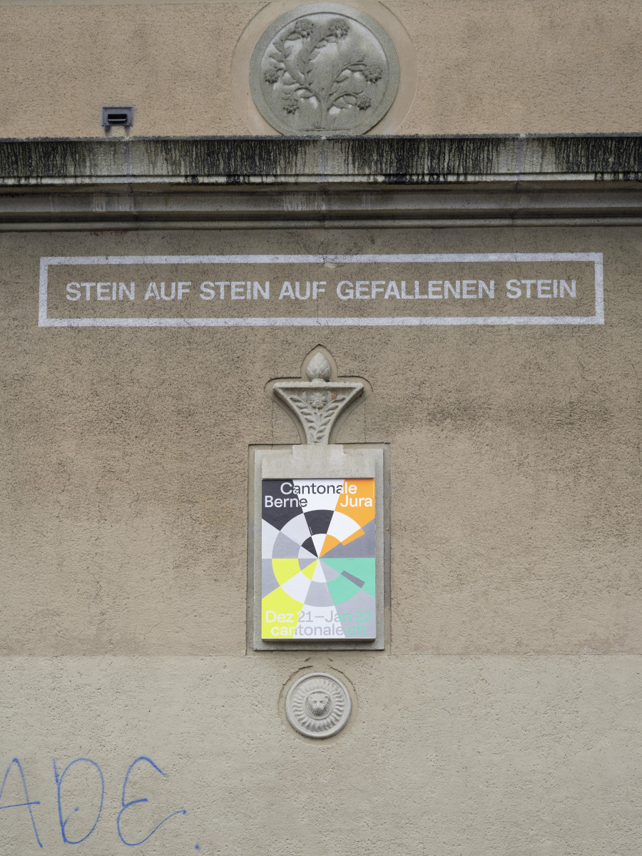 Exhibition view, Cantonale Berne Jura, Kunsthalle Bern, 2021. Photo: David Aebi