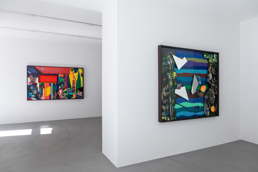 Exhibition view, Franz Ackermann, Mai 36 Galerie, 2022.