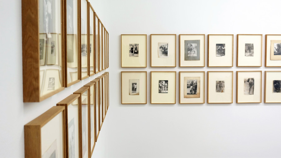 Installation view, Miroslav Tichy, 69 works, Galerie Nicola Von Senger, 2022.
