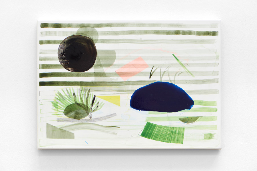 Charlotte Herzig, Flashback I have a Flashback, 2020. Acrylic on canvas 35 x 50 cm (Ref. HER09066).