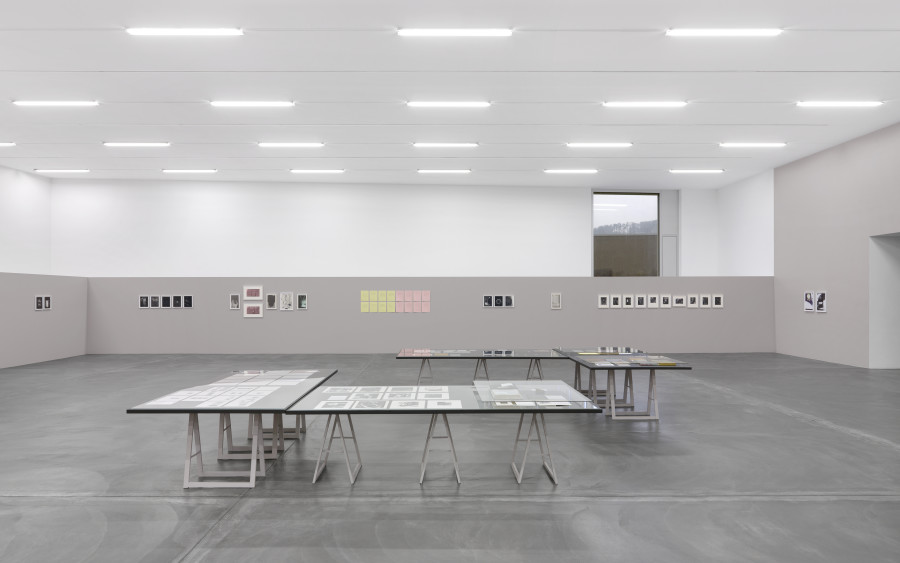 Installation view: Pati Hill: Something other than either, Kunsthalle Zürich, 12 December 2020 – 2 May 2021. Photography: Annik Wetter. Courtesy Pati Hill Collection, Arcadia University.