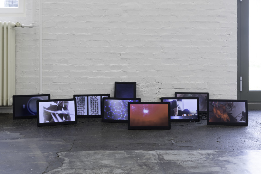 Ari Marcopoulos, Noise Videos A-I, 2020-21. Photo: Kunst Halle Sankt Gallen, Sebastian Schaub. Courtesy: the artist; galerie frank elbaz, Paris.