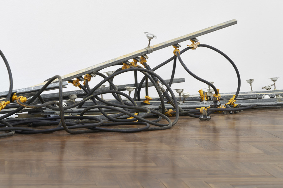 Daniel Turner, Three Sites, Kunsthalle Basel, 2022. Detail view: NOUN 30:30, 2022. Photo: Daniel Turner / Kunsthalle Basel. All works courtesy the artist and Gallery Allen, Paris