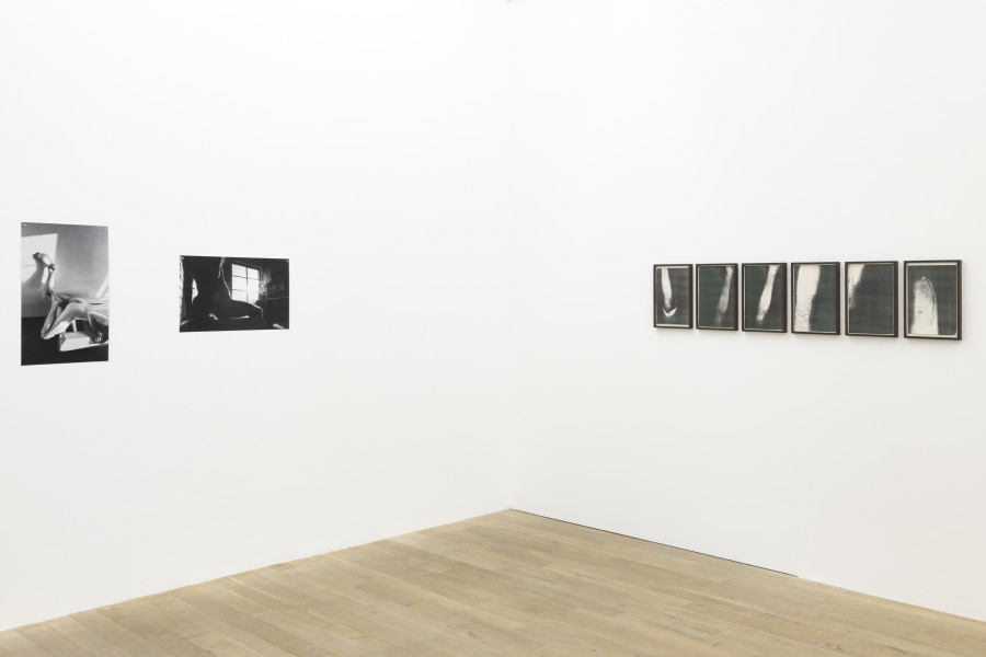 Exhibition views: Above All, They Had No Fear of Vertigo, 3Nós3, Rafael França, Hudinilson Jr., Mario Ramiro, cur. by Raphael Gygax, Galerie Peter Kilchmann, Zurich, Switzerland, 2022 Courtesy of the artists' estates, Mario Ramiro and Galerie Peter Kilchmann, Zurich/ Paris Photo: Sebastian Schaub