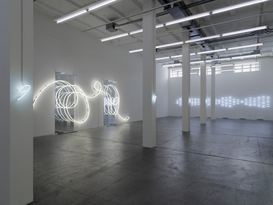 Brigitte Kowanz, Exhibition view Museum Haus Konstruktiv, 2020. Photo: Stefan Altenburger. © 2020, ProLitteris, Zurich; Studio Brigitte Kowanz