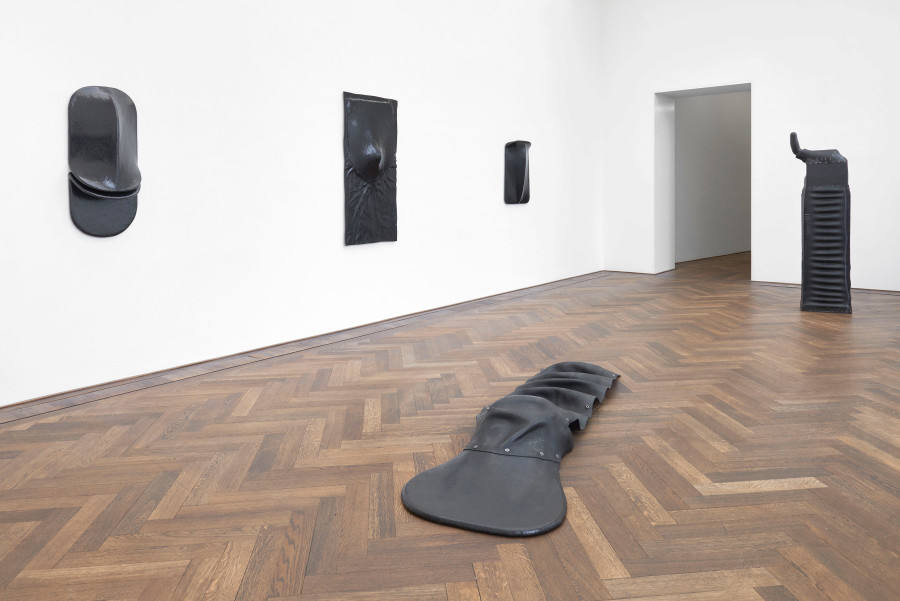 Joachim Bandau, installation view, Die Nichtschönen, Works 1967–1974, Kunsthalle Basel, 2021. Photo: Phil ipp Hänger / Kunsthalle Basel