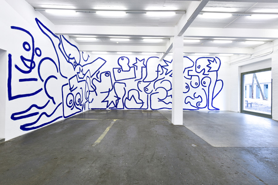 Marine Julié, La Nuit, 2020. Courtesy: the artist. Photo: Kunst Halle Sankt Gallen, Sebastian Schaub