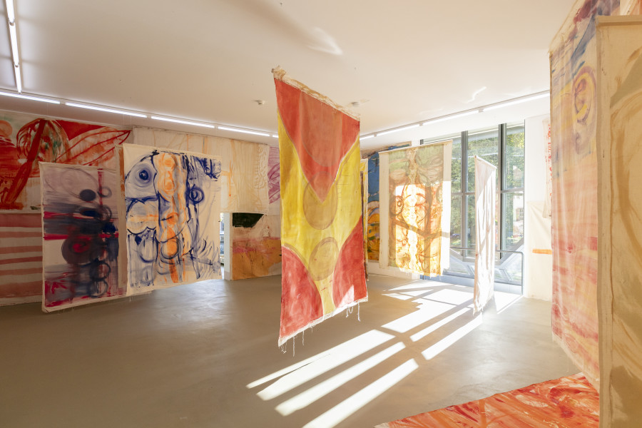 Vivian Suter, Ausstellungsansicht, Kunstmuseum Basel | Gegenwart. Photo Credit: Gina Folly