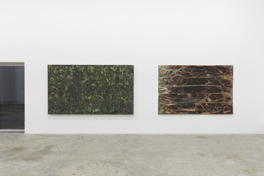 Exhibition view, Patrick Rohner, Massenbewegungen, Galerie Mark Müller, 2022.