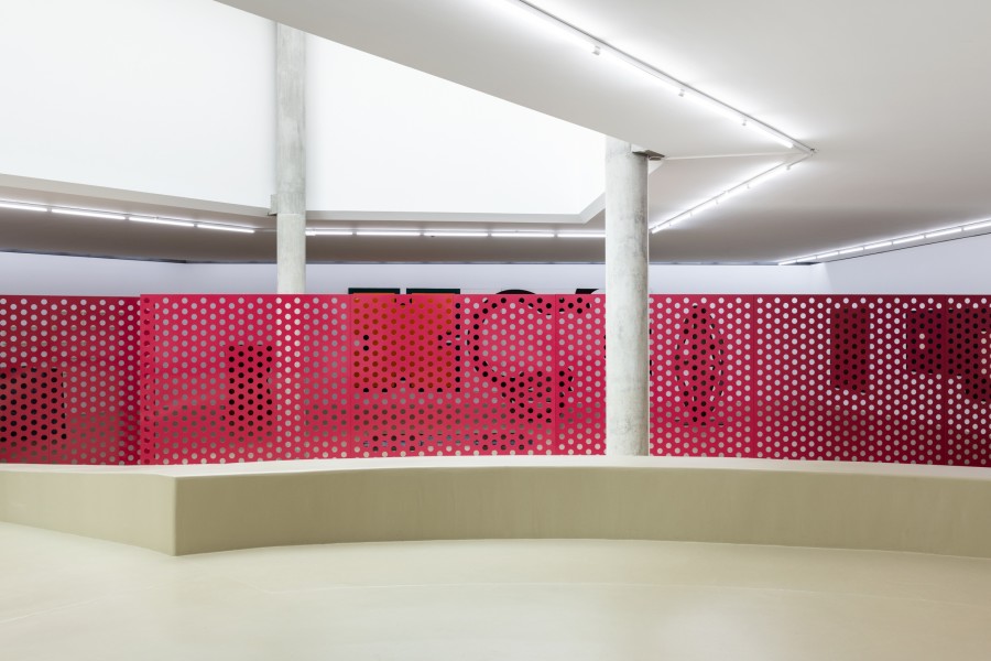 Installation view, Heute Nacht geträumt, An Exhibition by Ruth Buchanan, Kunstmuseum Basel, 2022. Photo credit: Kunstmuseum Basel - Jonas Hänggi
