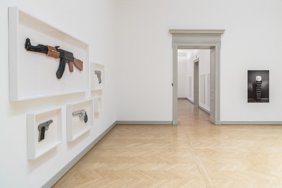 Heimspiel 2021, Installationsansicht, Kunstmuseum St.Gallen, Foto: Anna-Tina Eberhard