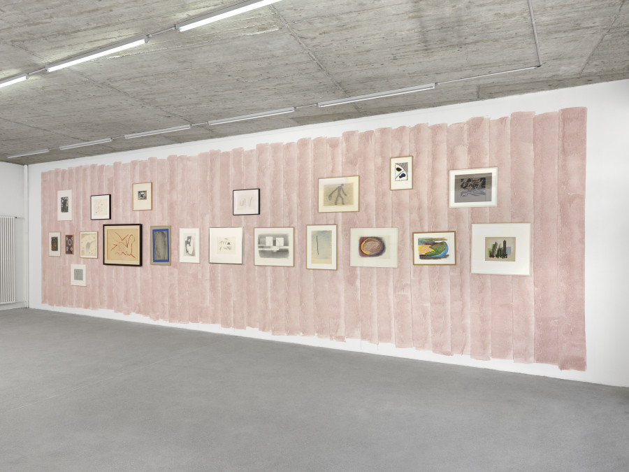 Meret Oppenheim, Zeichnungen mit Tisch, Co-curated by Jacqueline Burckhardt. Installation view, Karma International, Zurich 2022. Courtesy of the artist and Karma International Zurich. Photo credit: Annik Wetter