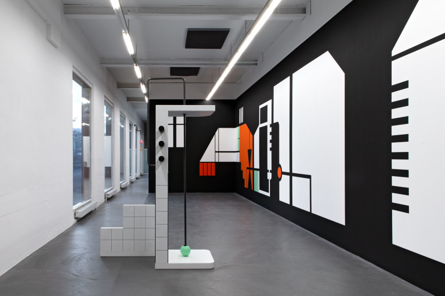 Laura Mietrup, Traverse, 2022. Ausstellungsansicht / Installation view Kunsthaus Baselland 2022. Foto / Photo: Gina Folly