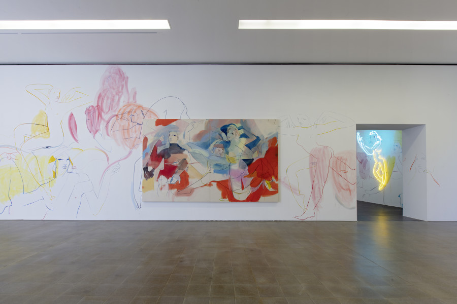 France-Lise McGurn, Bodytronic, 2020, Ausstellungsansichten / vues d’expositon / exhibition views Kunsthaus Centre d’art Pasquart, Biel/Bienne; Courtesy the artist and Simon Lee Gallery, London. Photos: Stefan Rohner.