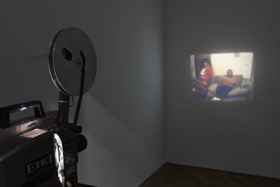 Deana Lawson, installation view, Centropy, Kunsthalle Basel, 2020, view on Fragment (Jacqueline and Taneisha) (working title), 2020. Photo: Philipp Hänger / Kunsthalle Basel