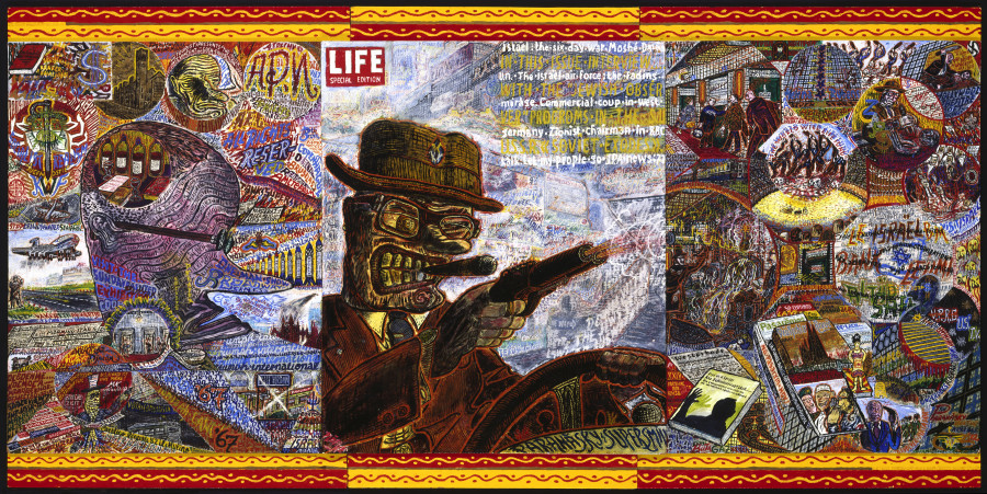 The Project Asbery Moscow, ca. 1970, oil on fibreboard, 84 × 189 cm, Collection Dolhuys, Haarlem