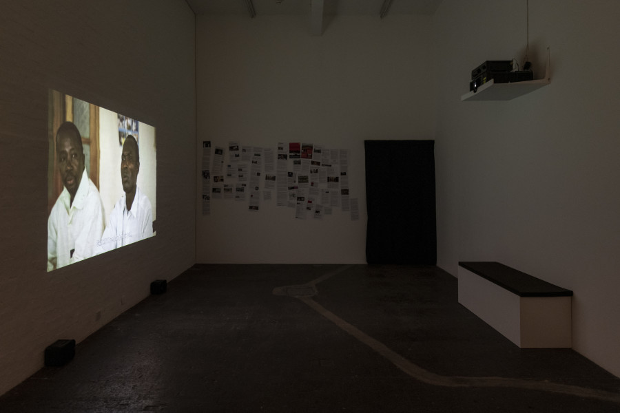 Milo Rau, Das Kongo Tribunal, 2017. Courtesy: Vinca Films. Photo: Kunst Halle Sankt Gallen, Sebastian Schaub.