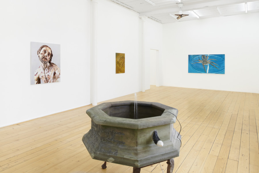 Hamishi Farah, Exhibition view, Dog Heaven 2 : How Sweet the Wound of Jesus Tastes, Fri Art, 2021. Photo Guillaume Python. Courtesy of Fri Art Kunsthalle