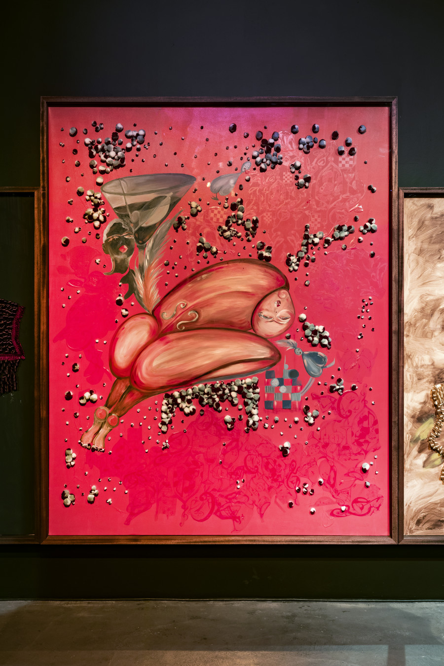 Installation view Sadaf H. Nava, Fabulas Score, schwarzescafé | Luma Westbau, Zurich, 2022. Photo: Nelly Rodriguez