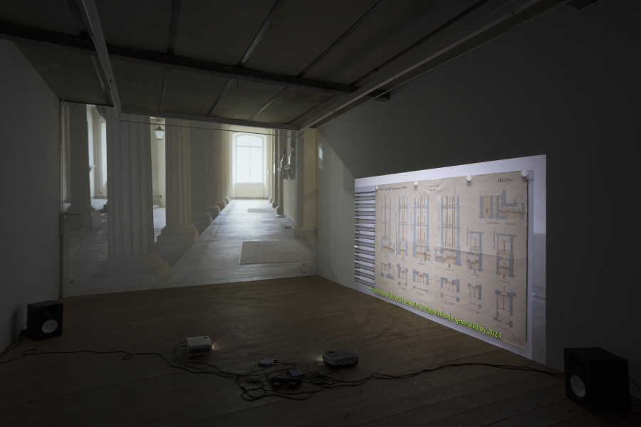 Exhibition view, Lea Schaffner –  Aus dem Kopf /From the Head (By Heart), sic! Elephanthouse, 2022. Photo credit: Andri Stadler