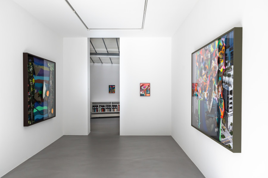 Exhibition view, Franz Ackermann, Mai 36 Galerie, 2022.