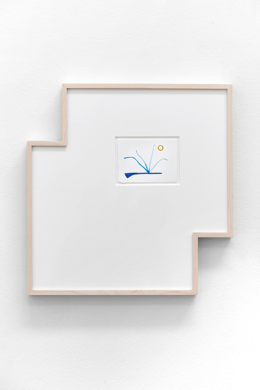 Charlotte Herzig, Sans titre, 2020. Watercolor on paper 38,7 x 37,6 cm (Ref. HER09098).