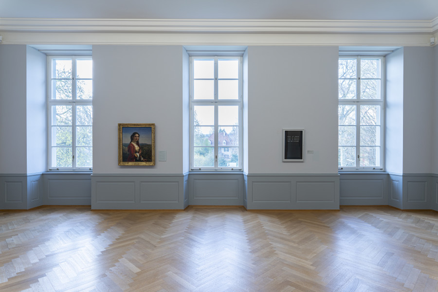 Bethan Huws, Word Vitrines, Installation Views, Kunst Museum Winterthur 2021, ©2021, Bethan Huws / ProLitteris, Zurich Photos: Reto Kaufmann